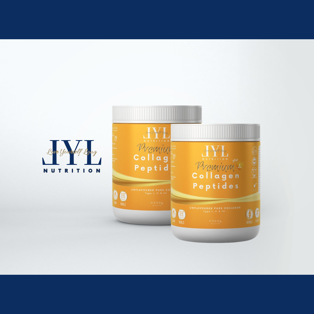 LYL Nutrition Premium Collagen Peptides with Vitamin C 2 MONTHS BUNDLE SAVE £8!!