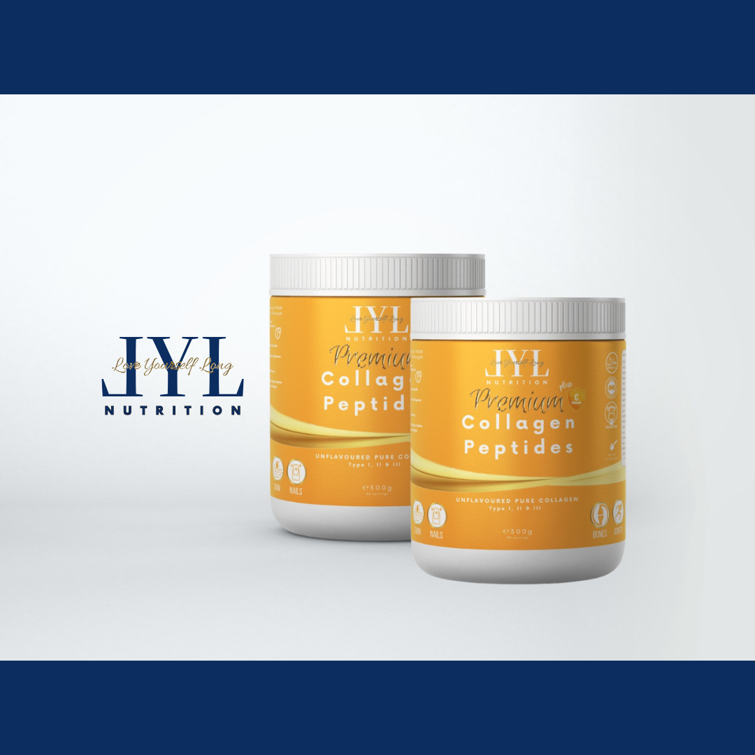 LYL Nutrition Premium Collagen Peptides with Vitamin C 2 MONTHS BUNDLE SAVE £6!!