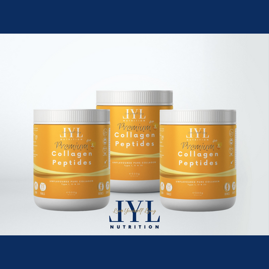 LYL Nutrition Premium Collagen Peptides with Vitamin C 3 MONTHS BUNDLE SAVE £12!!